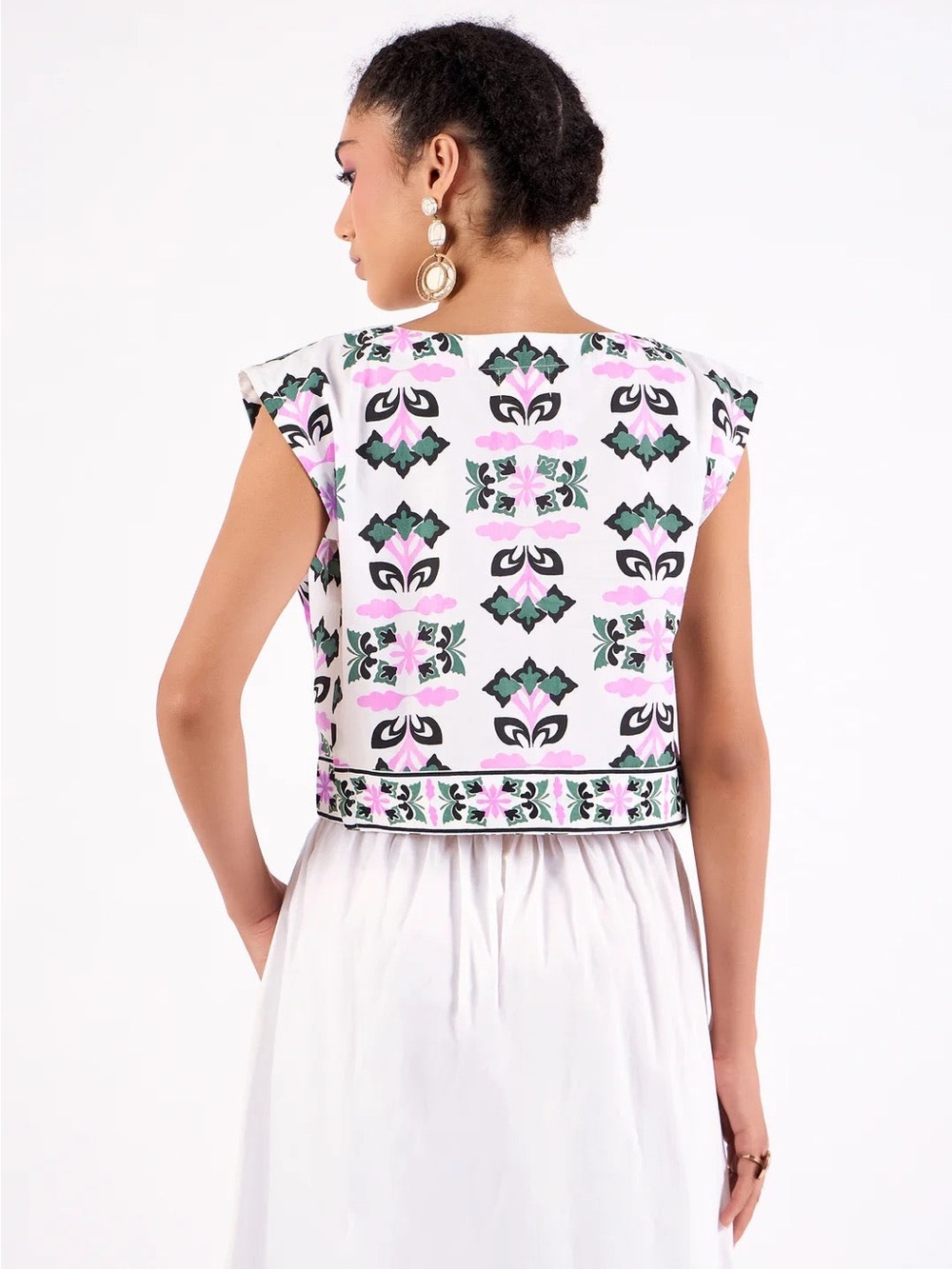 Beyond by Vera  Piper Top - Papillon Moss - Picture 2 of 6